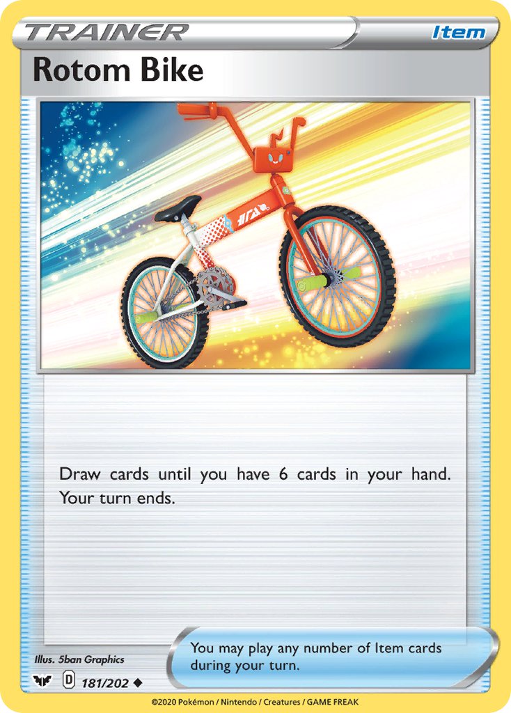 Rotom Bike - 181 - Sword & Shield