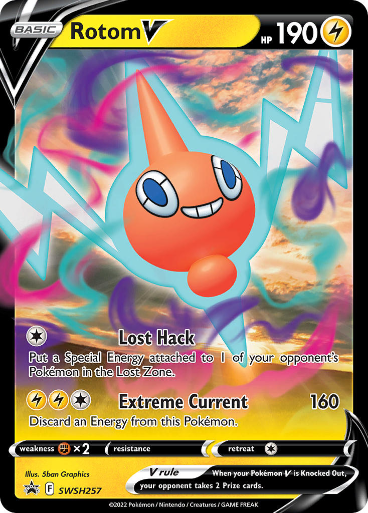 Rotom V - SWSH257 - Sword & Shield Promos