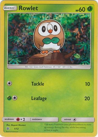 Rowlet - 1 - McDonald's Collection 2017