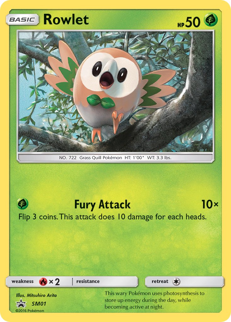 Rowlet - SM01 - Sun & Moon Promos