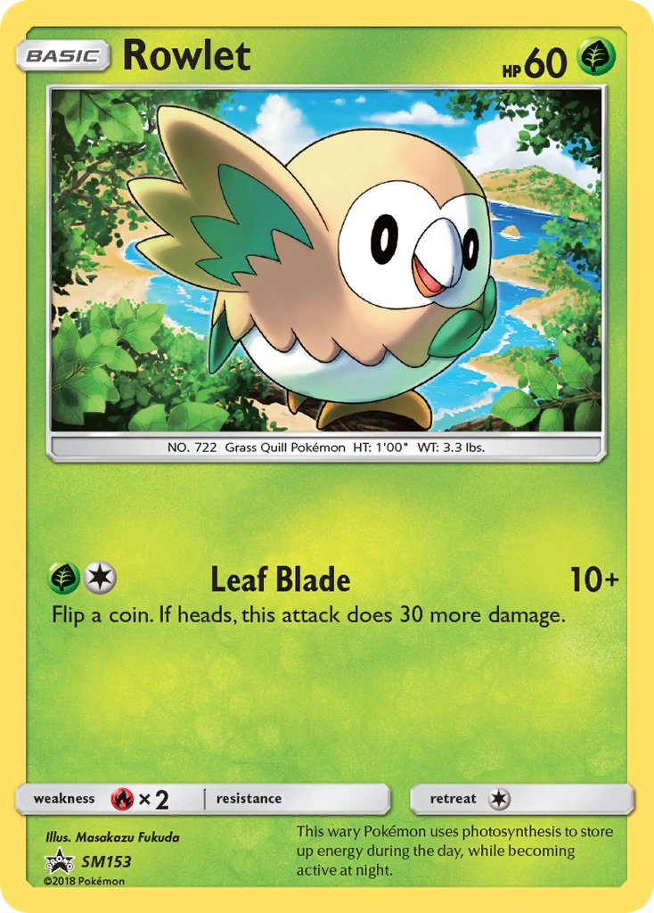 Rowlet - SM153 - Sun & Moon Promos