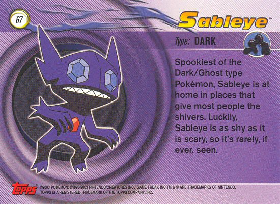 Sableye, Pokémon