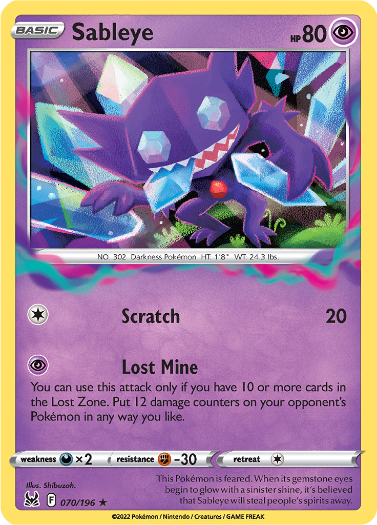 Sableye - 70 - Lost Origin