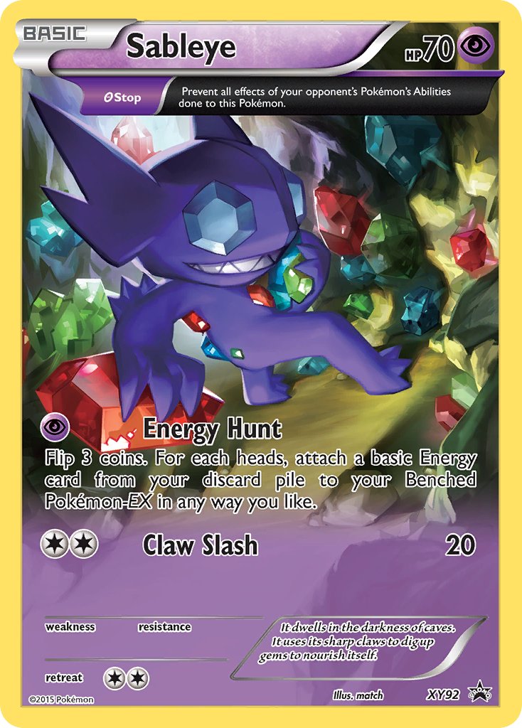 Sableye - XY92 - XY Promos