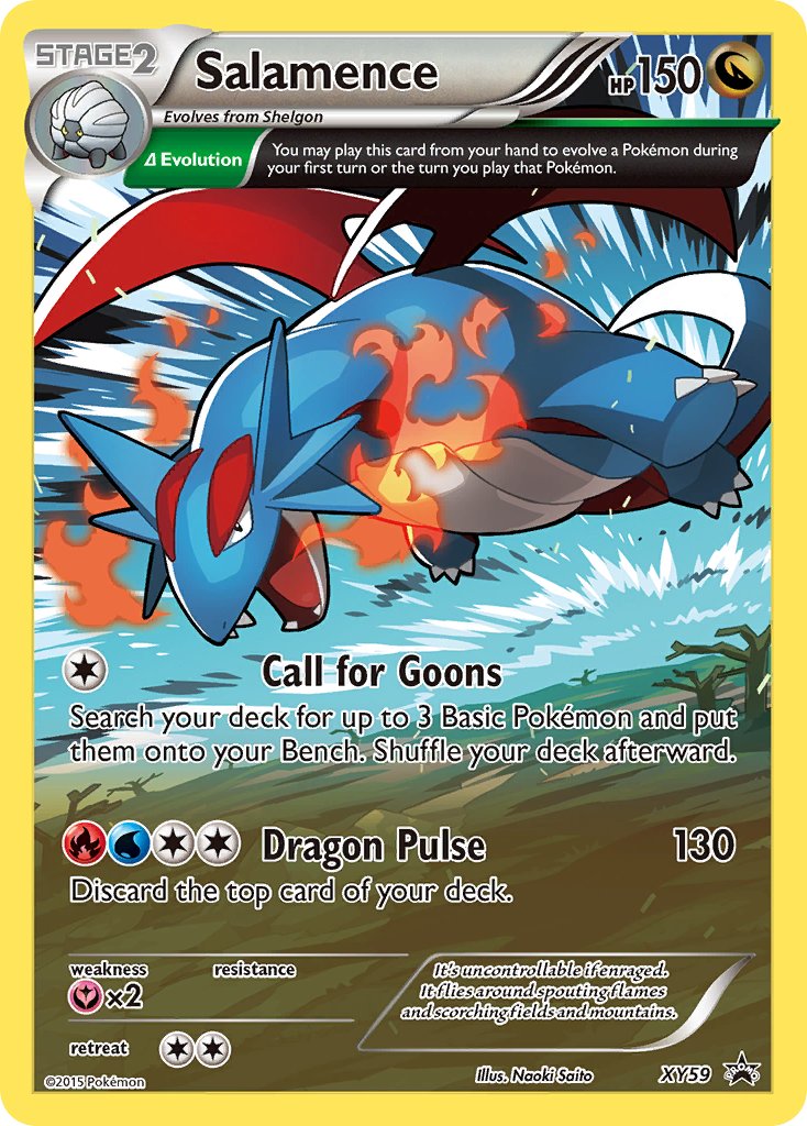 Salamence - XY59 - XY Promos