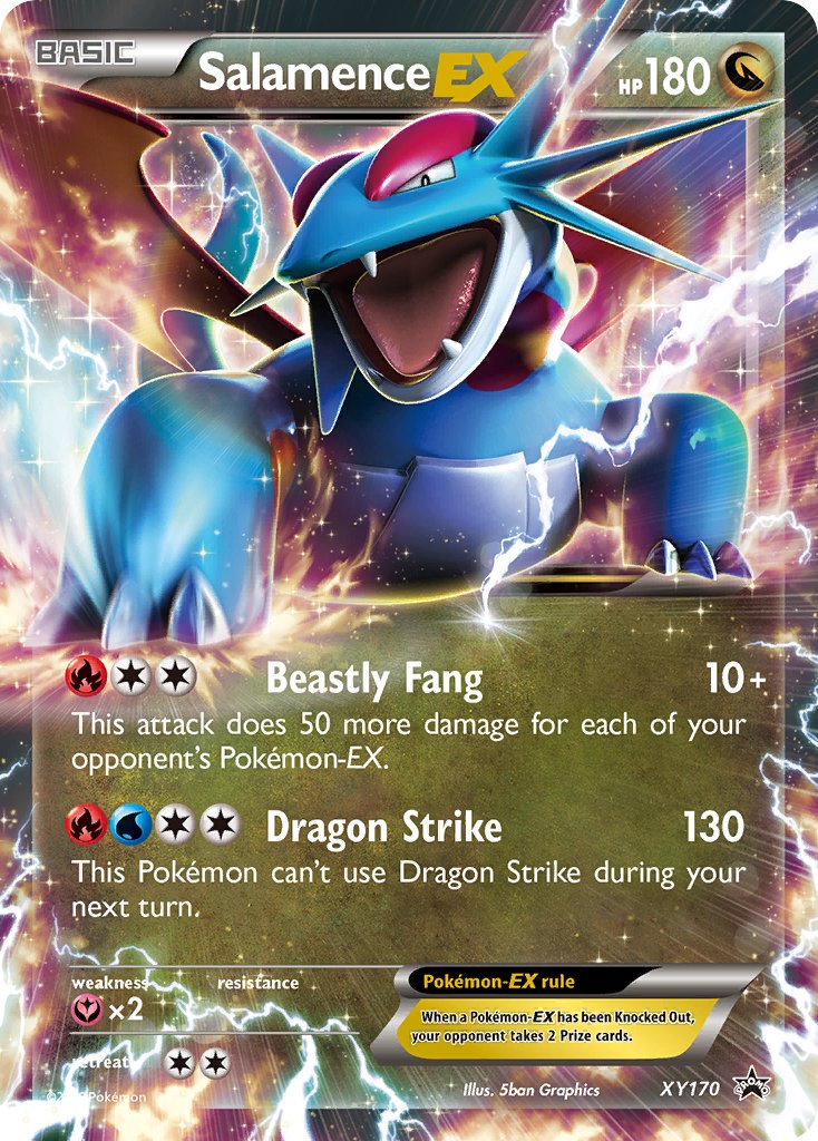 Salamence-EX - XY170 - XY Promos