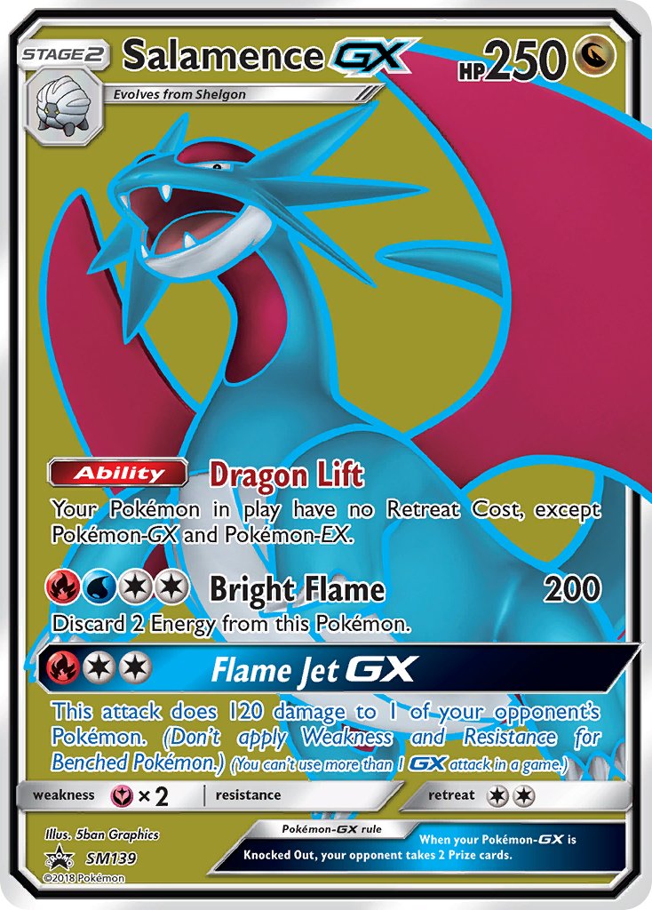 Salamence-GX - SM139 - Sun & Moon Promos