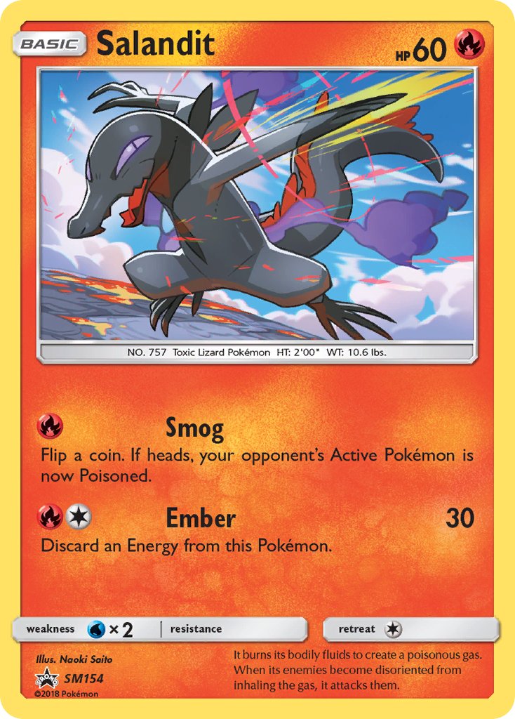 Salandit - SM154 - Sun & Moon Promos