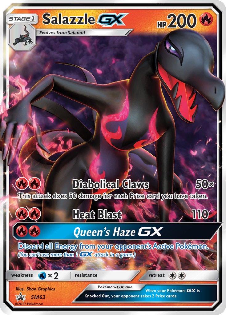 Salazzle-GX - SM63 - Sun & Moon Promos