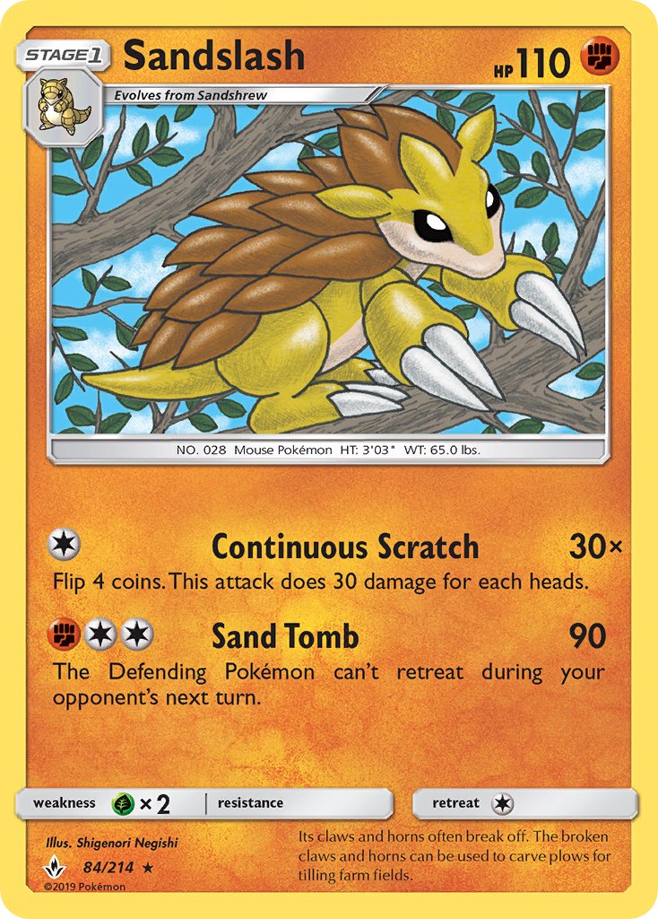 Sandslash - 84 - Unbroken Bonds