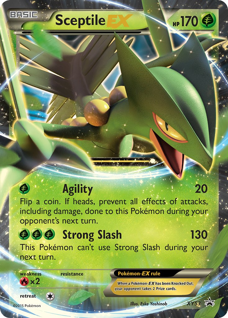 Sceptile-EX - XY53 - XY Promos