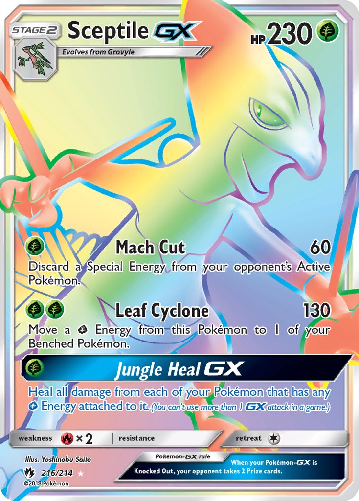 Sceptile-GX - 216 - Lost Thunder