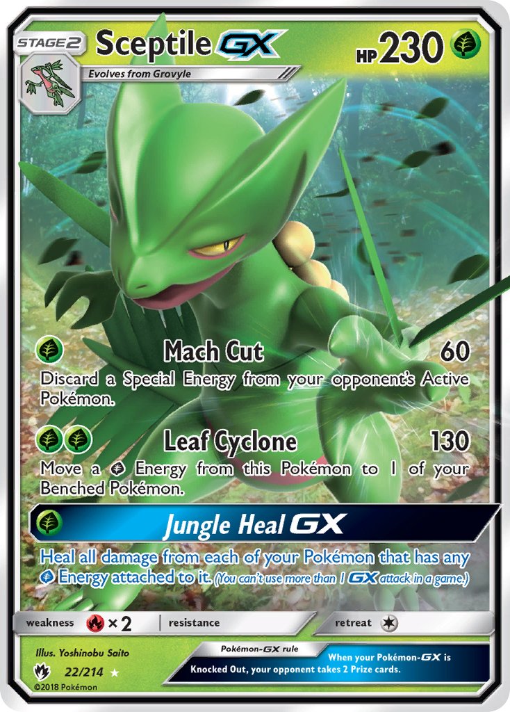 Sceptile-GX - 22 - Lost Thunder