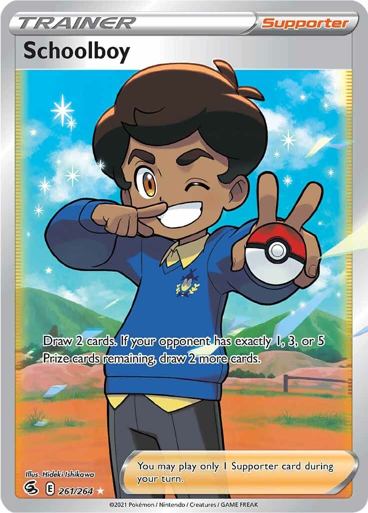 Schoolboy (Full Art) - 261 - Fusion Strike