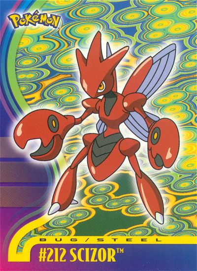 Scizor - 212 - Topps - Johto League Champions - front