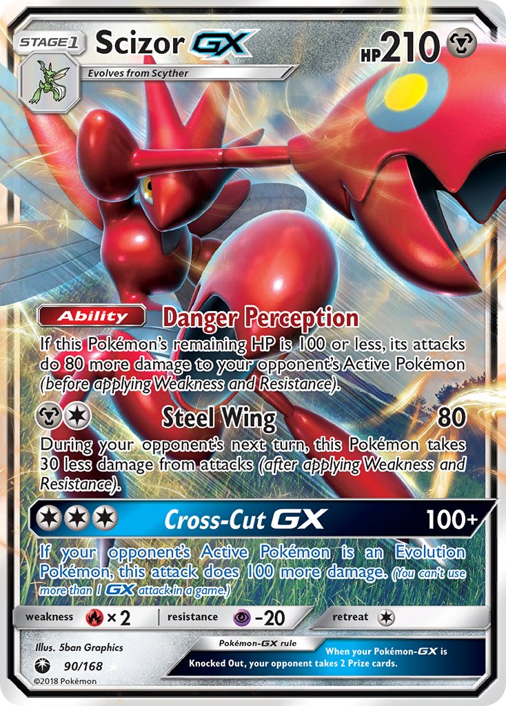 Scizor-GX - 90 - Celestial Storm