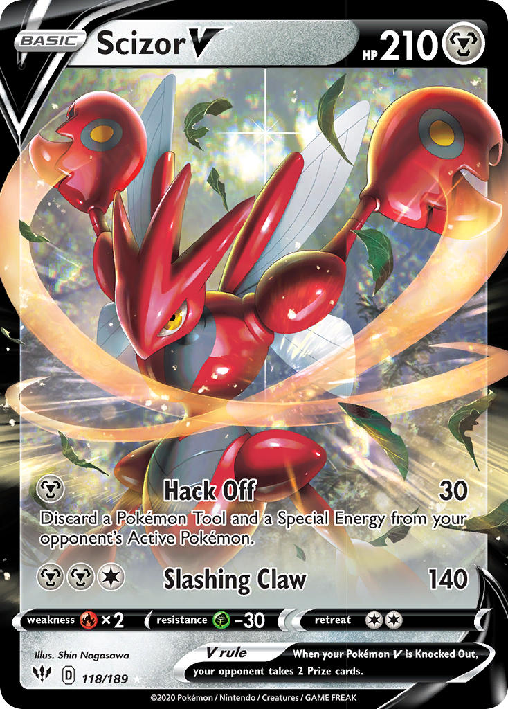 Scizor V - 118 - Darkness Ablaze