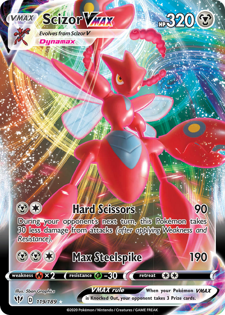 Scizor VMAX - 119 - Darkness Ablaze