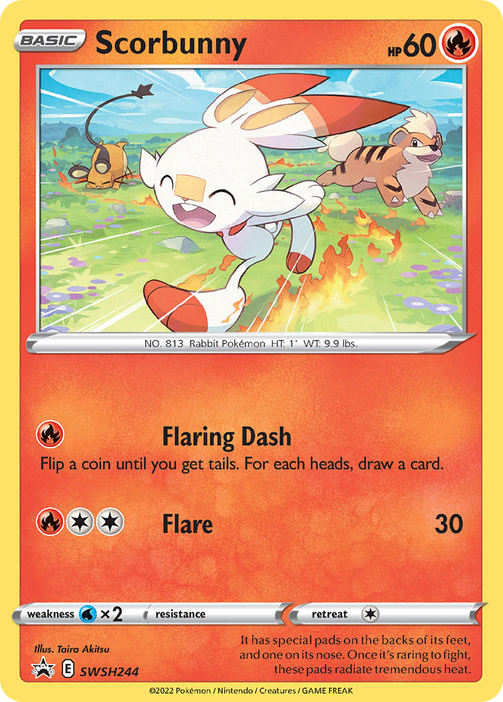 Scorbunny - SWSH244 - Sword & Shield Promos