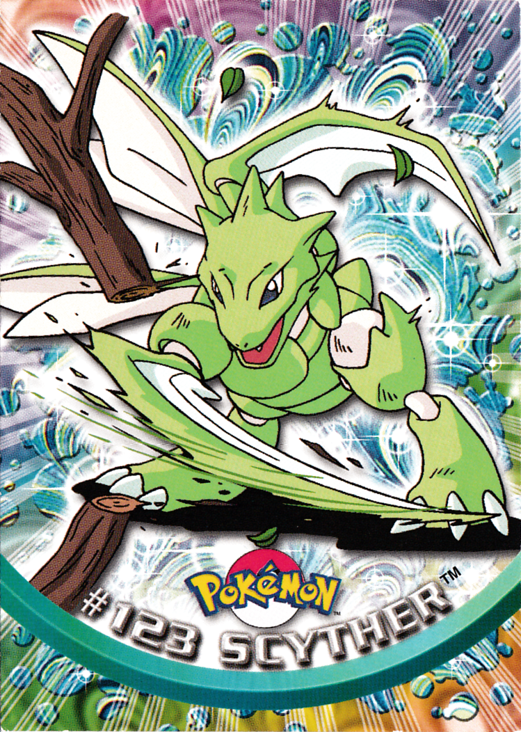 Scyther - 123 - Topps - Series 3 - front