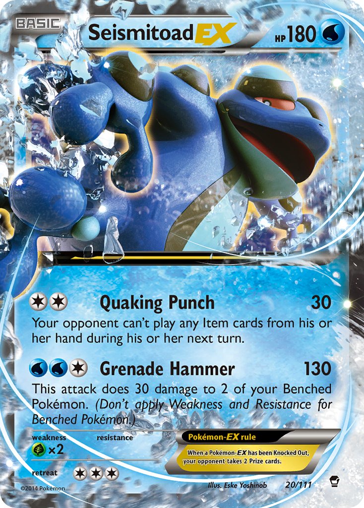 Seismitoad-EX - 20 - Furious Fists