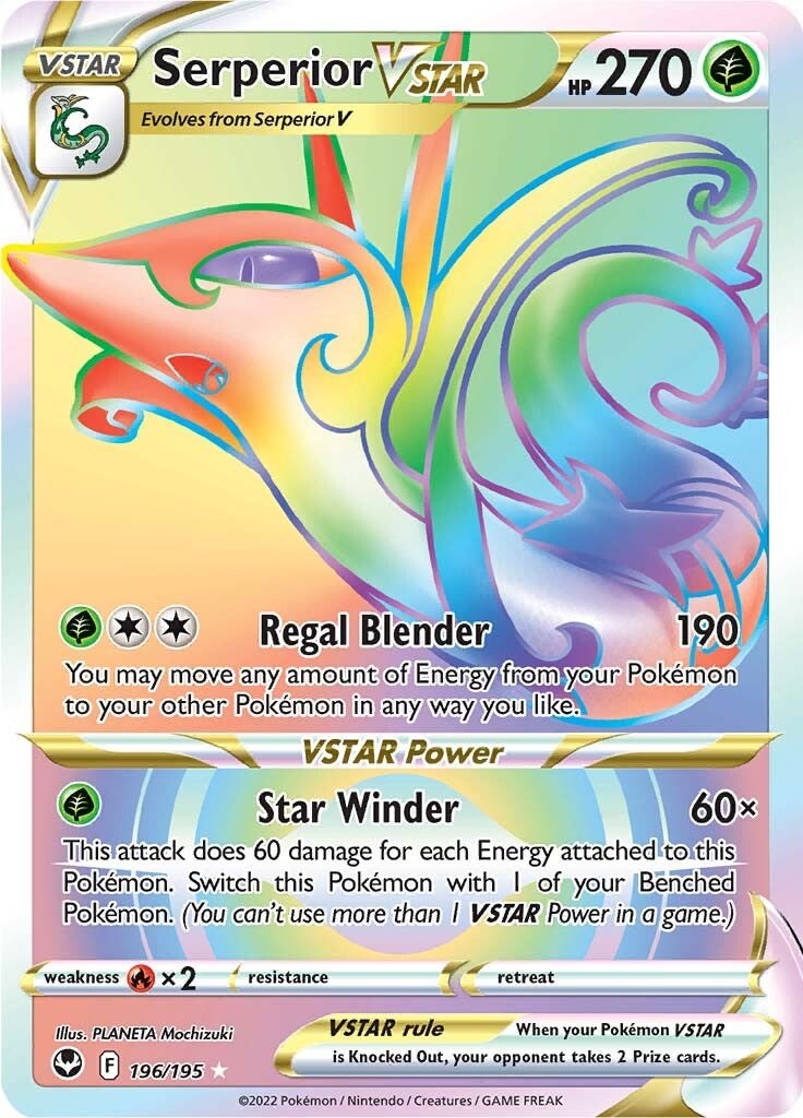 Serperior VSTAR (Secret) - 196 - Silver Tempest