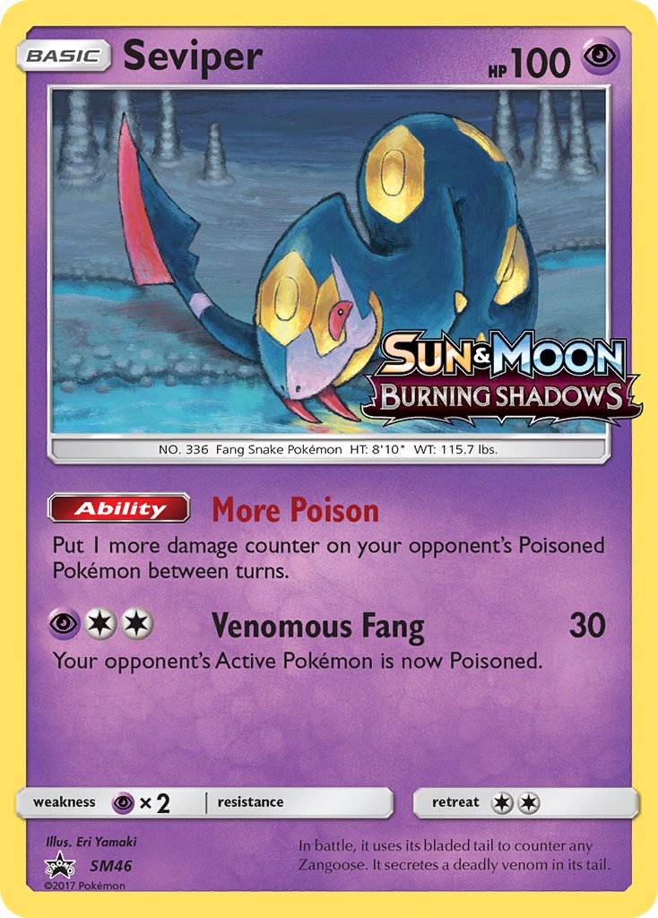 Seviper - SM46 - Sun & Moon Promos