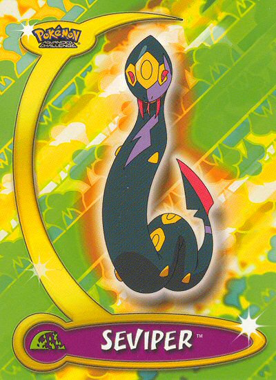 Seviper - 61 - Topps - Pokemon Advanced Challenge - front