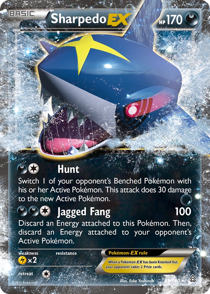 Sharpedo-EX - 91 - Primal Clash