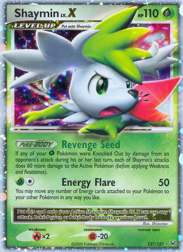 Shaymin LV.X - 127 - Platinum