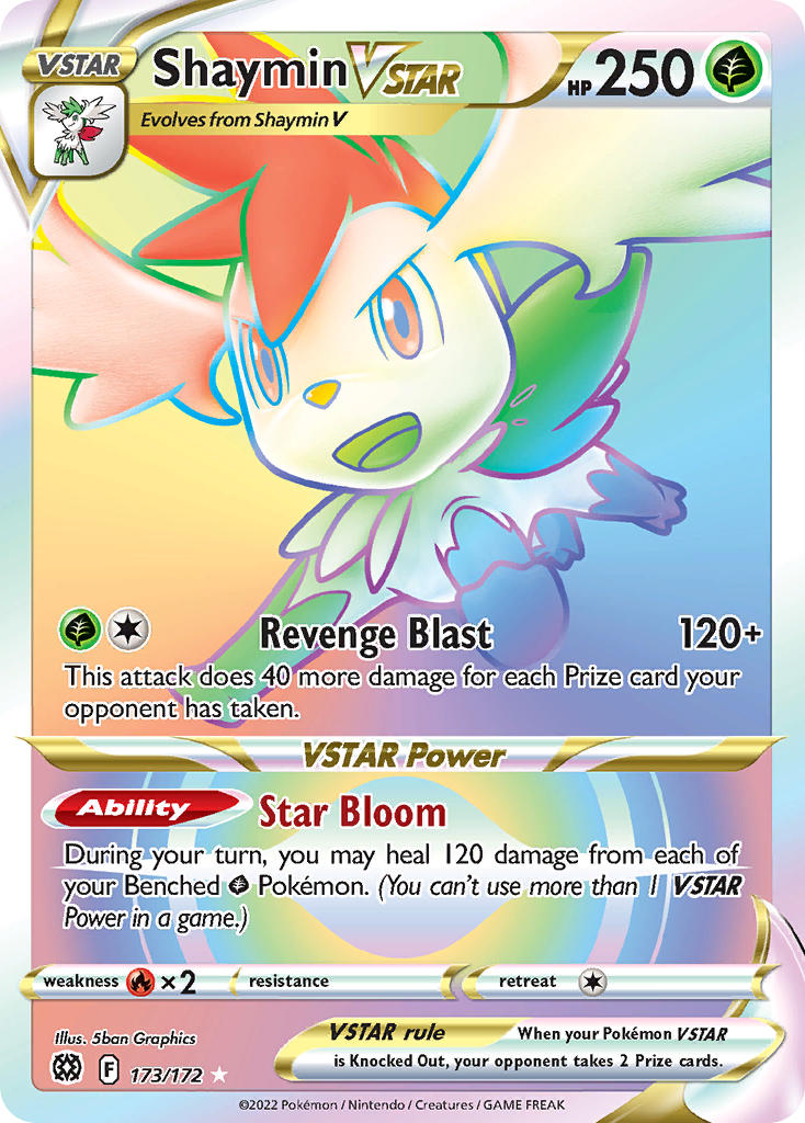 Shaymin VSTAR - 173 - Brilliant Stars