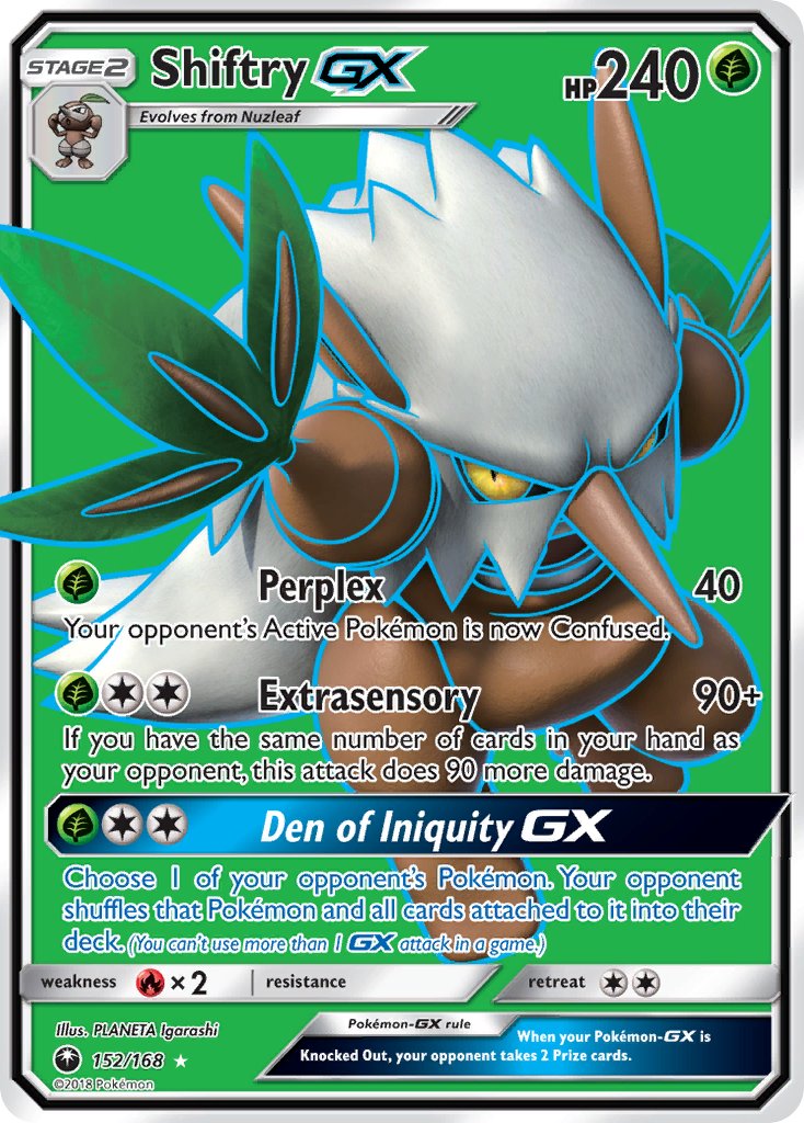 Shiftry-GX - 152 - Celestial Storm