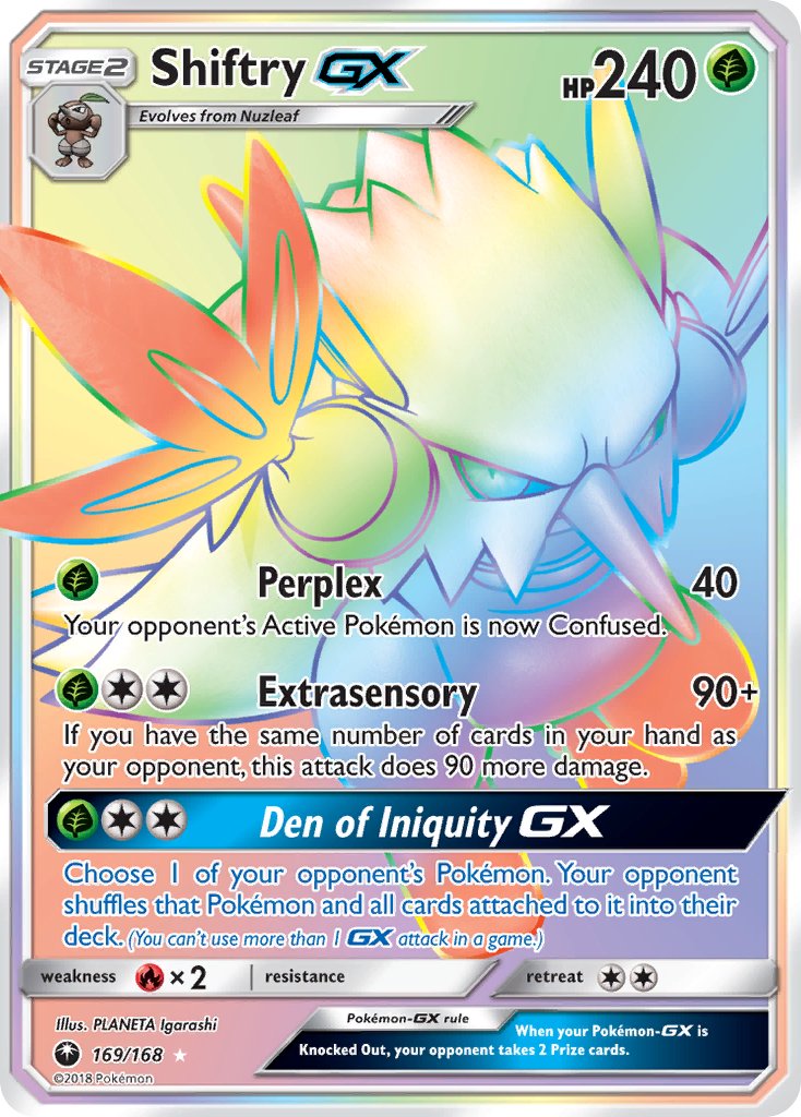 Shiftry-GX - 169 - Celestial Storm