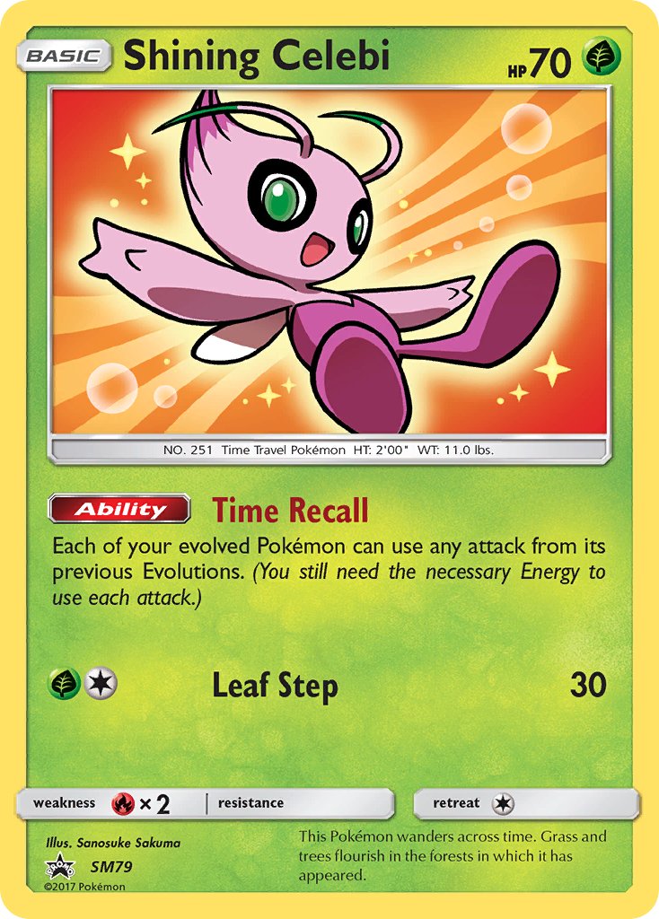 Shining Celebi - SM79 - Sun & Moon Promos