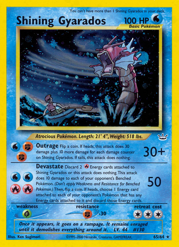 Shining Gyarados - Neo Revelation - Unlimited