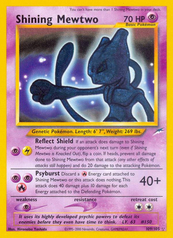 Shining Mewtwo - Neo Destiny - Unlimited