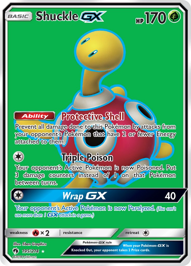 Shuckle-GX - 195 - Lost Thunder
