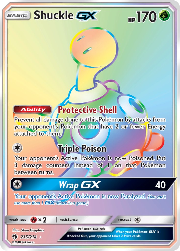 Shuckle-GX - 215 - Lost Thunder