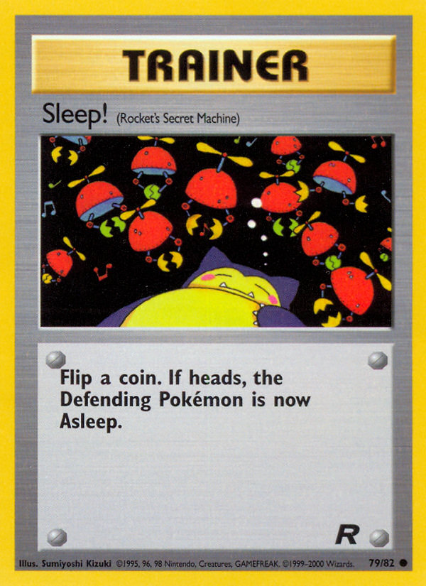 Sleep! Team Rocket unlimited