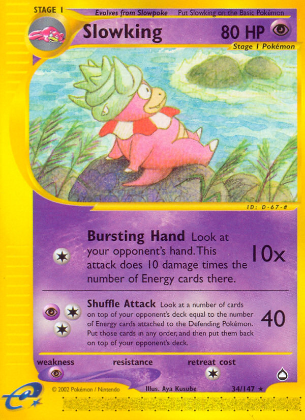 Slowking - 34/147 - Aquapolis