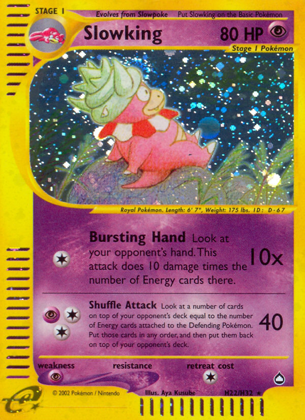 Slowking - H22/H32 - Aquapolis