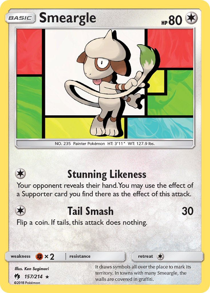 Smeargle - 157 - Lost Thunder