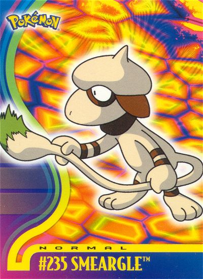 Smeargle - 235 - Topps - Johto series - front