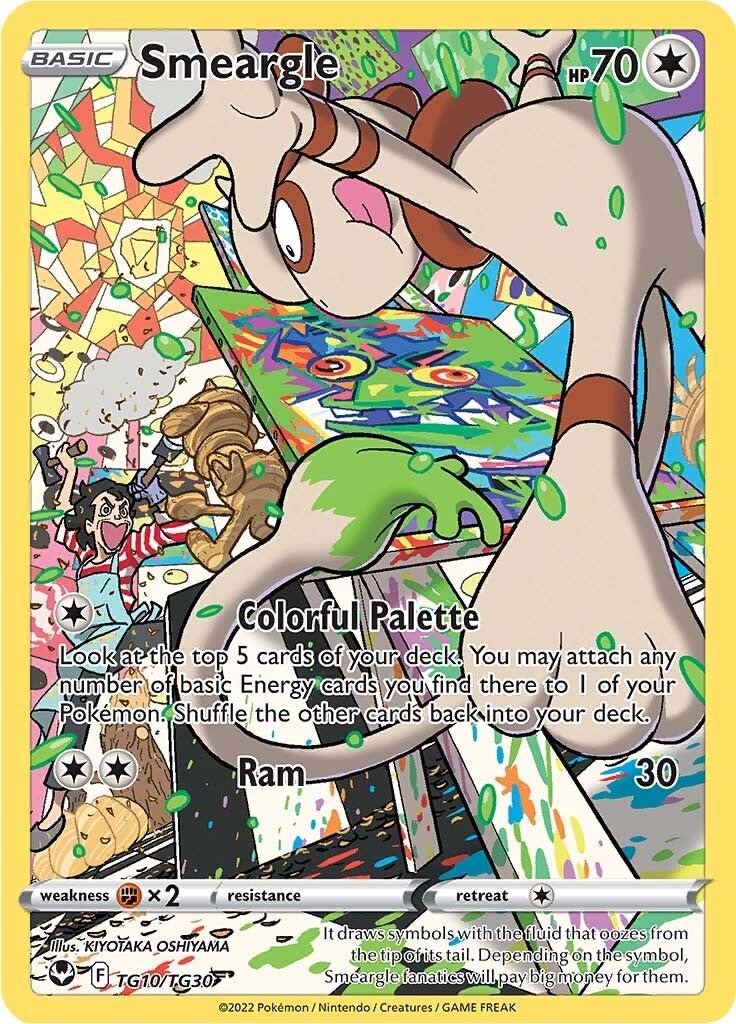 Smeargle - TG10 - Silver Tempest