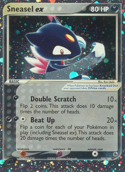 Sneasel ex - 103 - Ruby & Sapphire