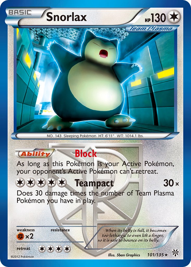 Snorlax - 101 - Plasma Storm