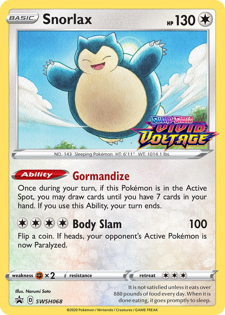 Snorlax (224/198), Busca de Cards