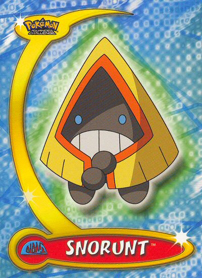 Snorunt - 67 - Topps - Pokemon Advanced Challenge - front