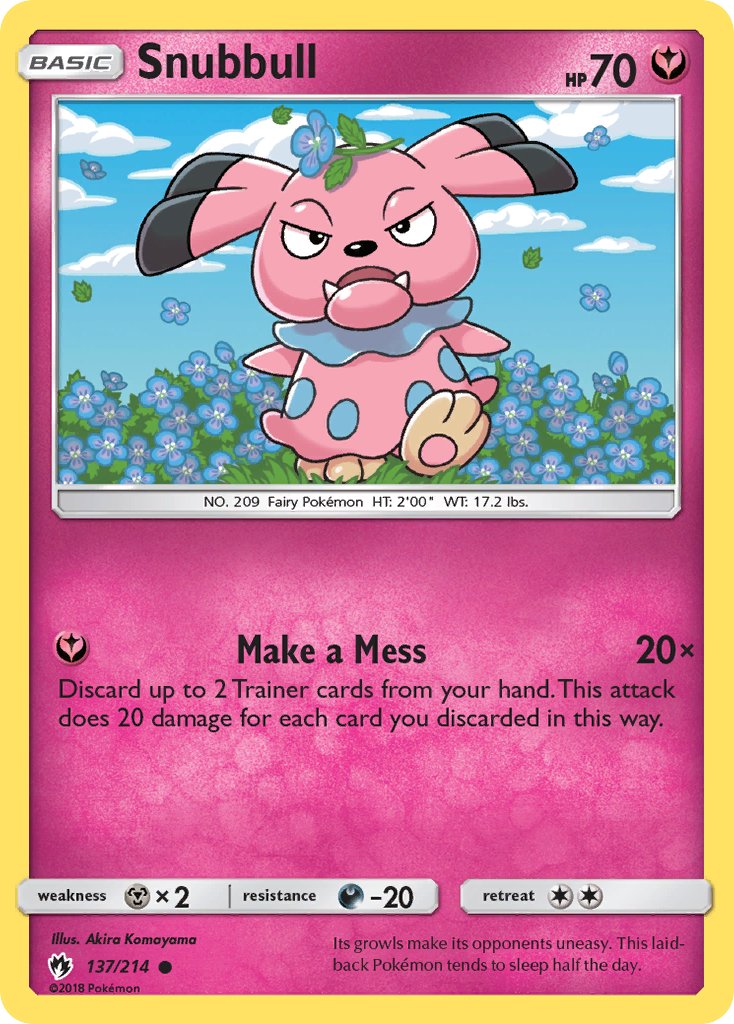 Snubbull - 137 - Lost Thunder