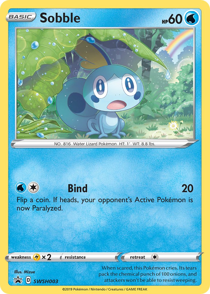 Sobble - SWSH003 - Sword & Shield Promos